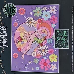 Tinker Bell - Flower Magic - Glow in The Dark - 100 Piece Jigsaw Puzzle